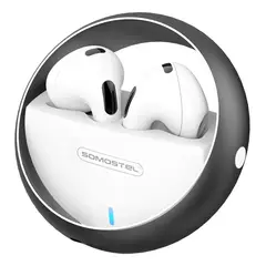 SOMOSTEL - Auriculares Sms-i68 Bluetooth Y Estuche Giratorio