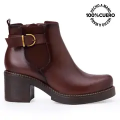 Viale - Botín Jodhpur Casual SOFI-2541 Marrón Cuero