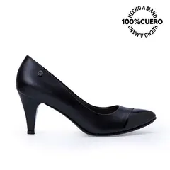 VIALE - Zapato Reina Vestir TATI-2521 Negro Cuero