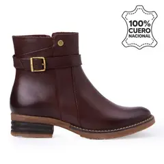 VIALE - Botín Jodhpur Casual RUSSO-2505 Africano Cuero