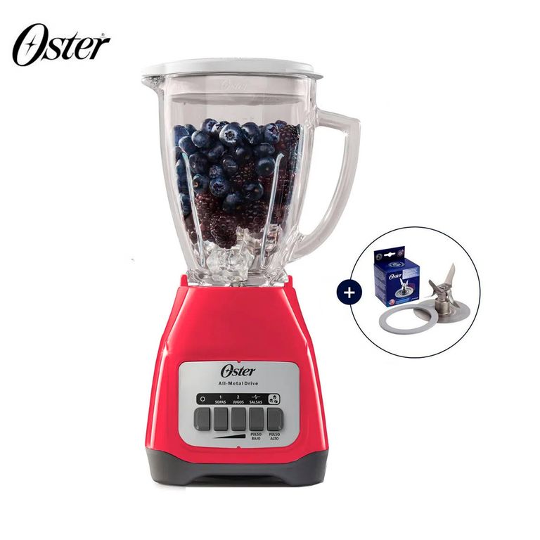 Licuadora 2 velocidades y vaso de vidrio BLSTKAGMPB - Sandia + cuchilla