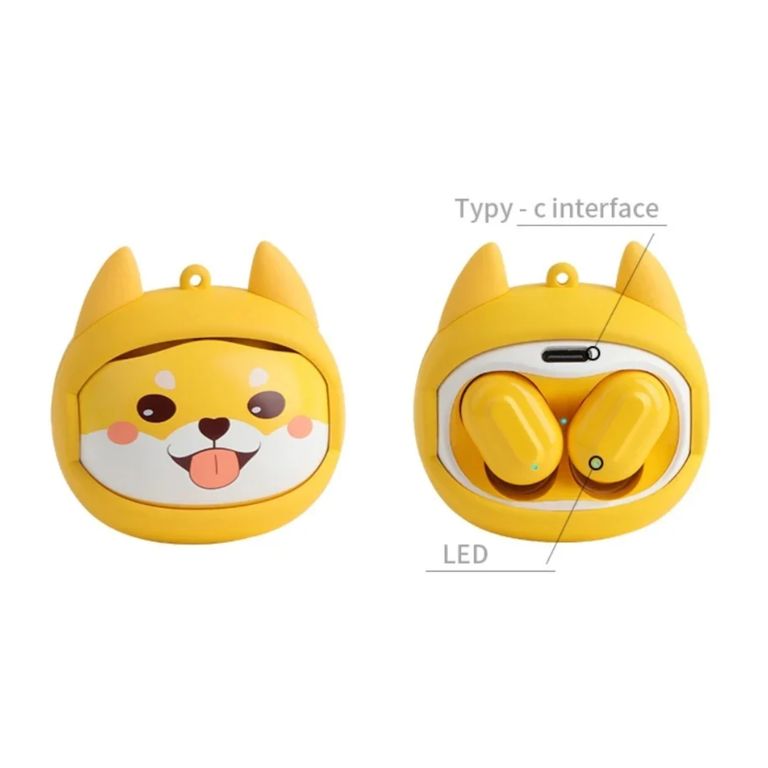 Audífonos In-Ear Emociones Dog Cheems Samzo Bluetooth