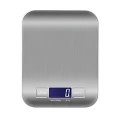 GENERICO - Balanza digital de precisión en acero inoxidable 5 kg