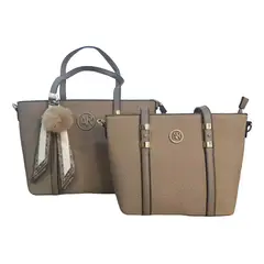ARDILLA - Cartera de cuero PU, 2 piezas roja BI