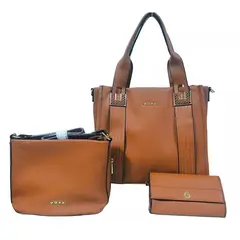 ARDILLA - Cartera de cuero PU, 3 piezas roja OF23