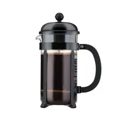 BODUM - Cafetera Prensa Francesa Chambord Silver De 1 Litro