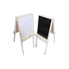 GENERICO - Pizarra Didáctica Doble Cara Caballete Simple Mediana