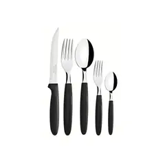 TRAMONTINA - Juego de Cubiertos 30 piezas ipanema Negro