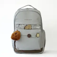 GENERICO - Mochila aesthetic capibara con transparencia