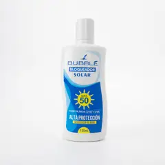 BUBBLE - Bloqueador Solar SPF 50 de 120 ML