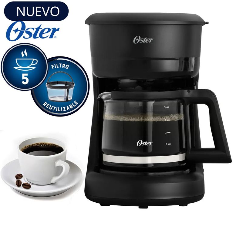 Cafetera 5tz de Filtro reutilizable BVSTDCS51B Negra