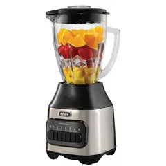 OSTER - Licuadora vaso de vidrio y 6 velocidades más pulso BLSTPEGNPB