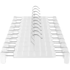 GENERICO - PACK X 5 COLGADOR ROPA CLIP MATE PERCHA PANTALON FALDA