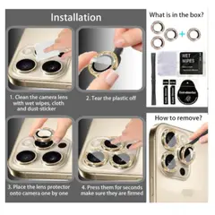 GENERICO - Mica de Cámara con Glitter Dorado para Samsung A15