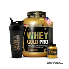 LEVEL PRO - PACK WHEY GOLD PRO 3KG CHOCOLATE