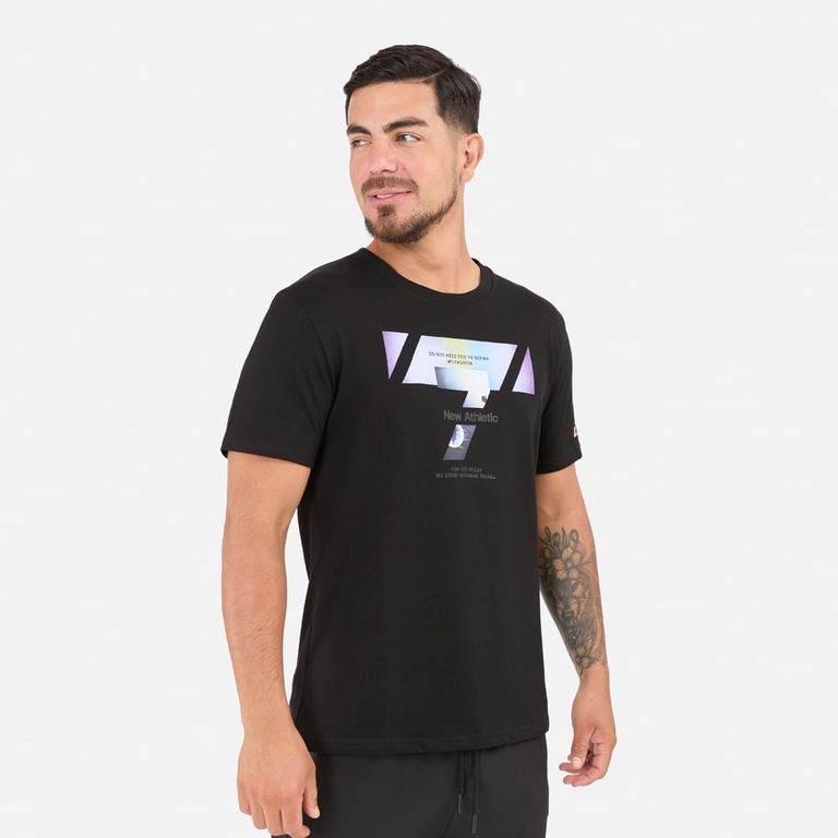 Polo Mc Space Negro Hombre