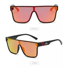 GENERICO - Lentes de sol quiksilver deportivo cuadrado rojo