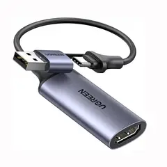UGREEN - Capturadora de Video Full HD 1080P 4K HDMI a USB-AUSB-C