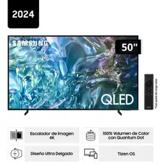 SAMSUNG - Televisor Q60D 4K Qled 50 Smart Tv