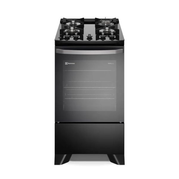 Cocina De Pie 4 Quemadores Negro FE4GP