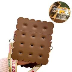 ELMEJORPRECIO - Tomatodo portatil kawai modelo galleta de 380ml Marrón