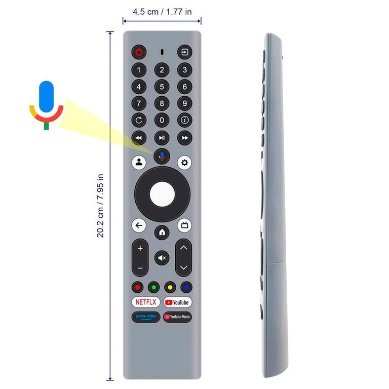 Controles Remoto RM-C3295 Por Voz para Tv JVC 4k