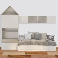 GENERICO - Camarote Infantil Verona + Estante 1.5 plz