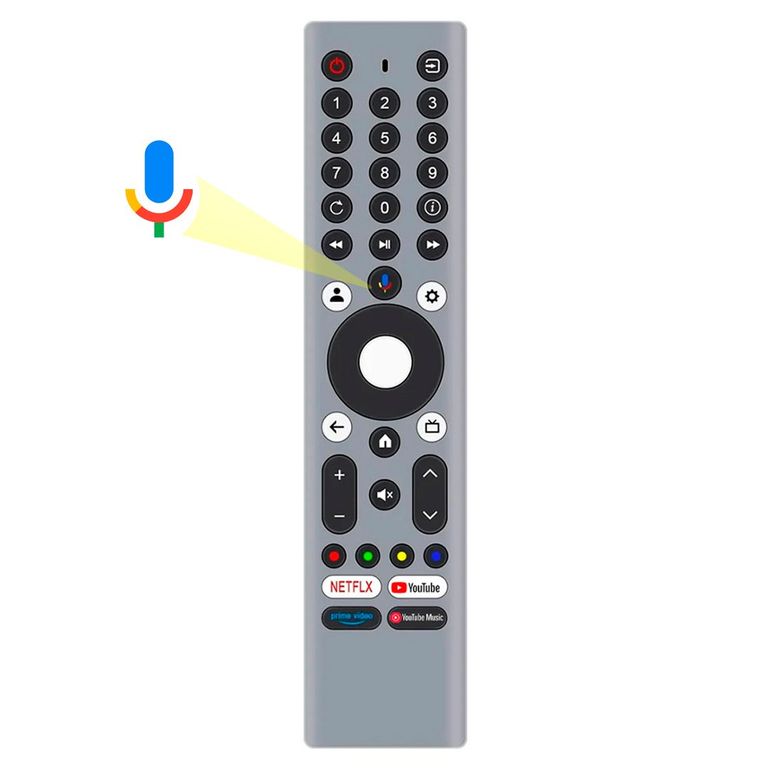 Controles Remoto con Mando de Voz RM-C3295 para Tv JVC