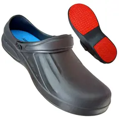 GENERICO - Crocs Premium blanco negro calzado zapato chef cocinero doctor nana