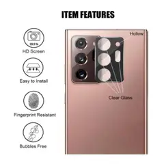 GENERICO - Mica de Cámara para Samsung Note 20 rosa metalico