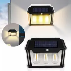GENERICO - LAMPARA SOLAR CON 3 FOCOS