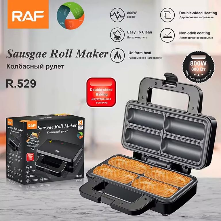 Máquina para hacer Ruletas de Hot Dogs R529 Horno Rollos Chocolate