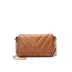 VICTORIA'S SECRET - Cartera Crossbody Mediana Camel Victorias Secret