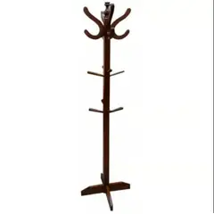 GENERICO - Perchero de pie colgador de entrada sala dormitorio oficina de madera