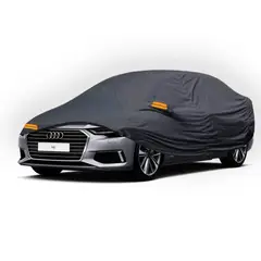 TECGO - PROTECTOR FORRO FUNDA COBERTOR TIPO AUDI A6 SEDAN GRIS