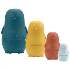 PARENTISE - Penguin Nesting Toy Teal Set