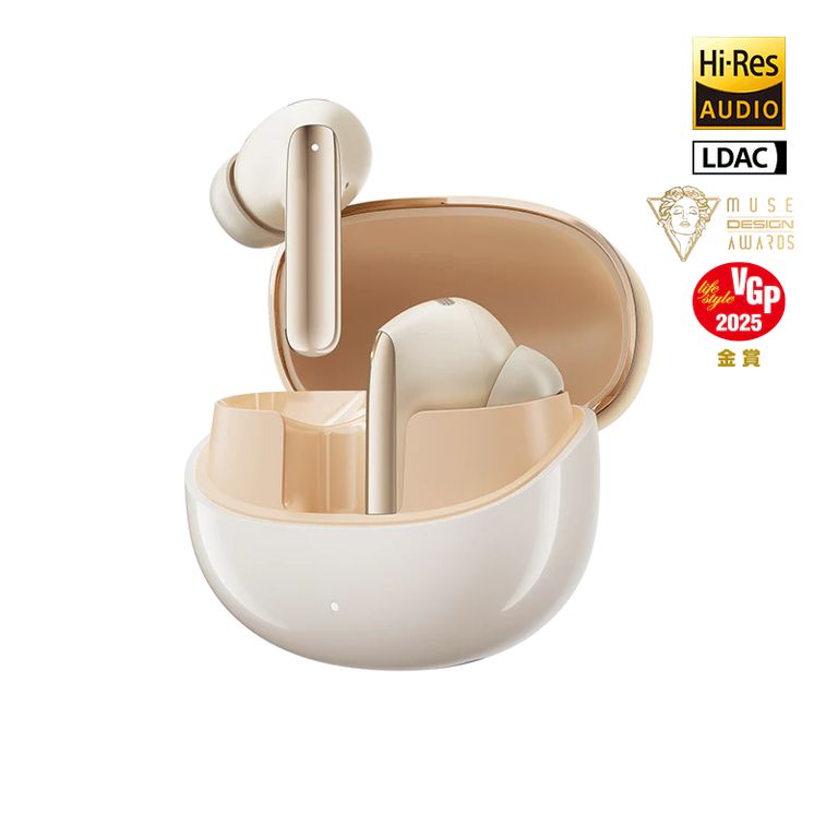 - Audífonos MeloBuds Pro ANC BT 5.3 LDAC Hi-Res 34hrs - Dorado