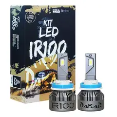 GENERICO - Kit Focos Led Irx H11 Chip Led Csp Canbus Auto Rally Dakar