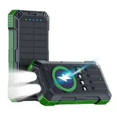 SANC - Cargador Solar 40000mah Power Bank Con Carga Rápida 225w