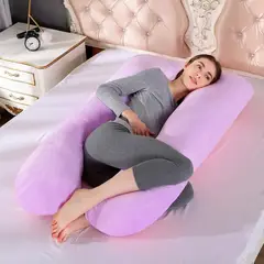 GENERICO - Almohada Multipostural Embarazo Lactancia lila