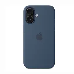 CASE - De Silicona Para Iphone 16 - Azul Noche