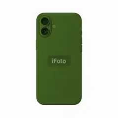 CASE - De Silicona Para Iphone 16 Plus - Verde