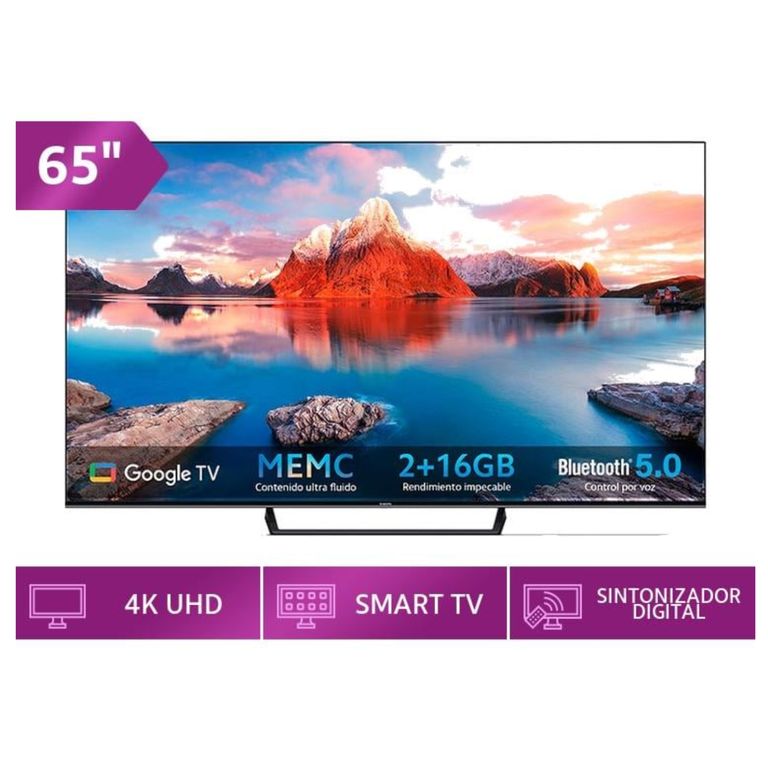 TELEVISOR SMART TV 4K ULTRA HD 65 A PRO GOOGLE TV