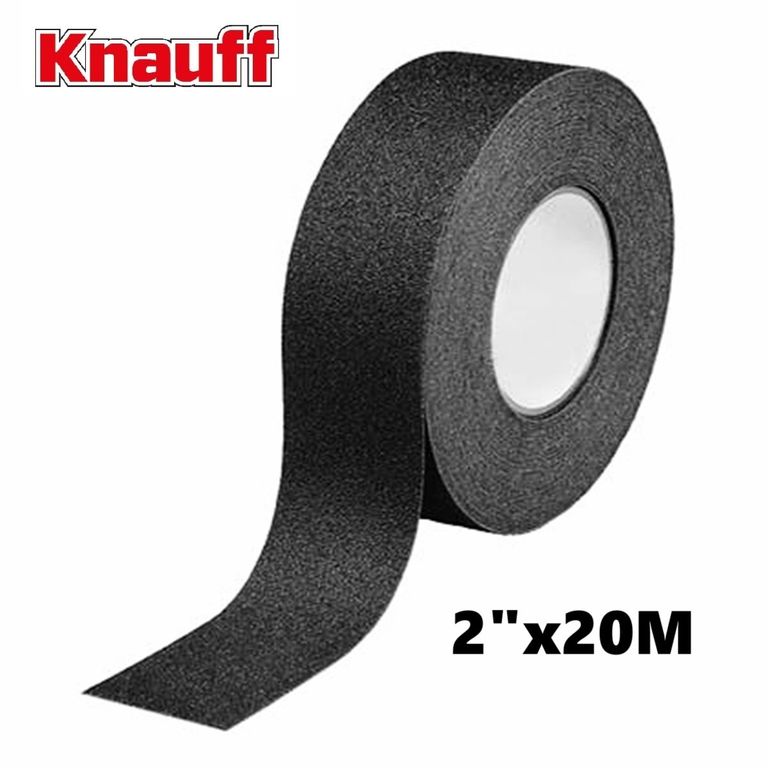 Cinta 20 mt Antiderrapante Antideslizante Negro 50mm c/abrasivo