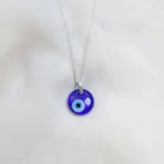 INTUERI - Collar Ojo Turco Azul Acrílico