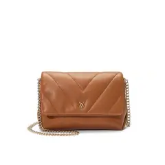 VICTORIA'S SECRET - Mini Cartera Crossbody Camel Victorias Secret