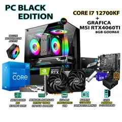 INTEL - Computadora PC Gamer Core i7 12700KF RAM 32GB SSD 1TB GRAFICA RTX 4060TI 8GB
