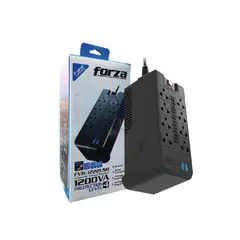 FORZA - Estabilizador 1200VA FVR-1222USB 600W 2USB 8 Tomas