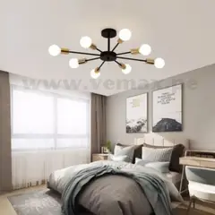 GENERICO - Lámpara Colgante Vintage Smuxi Dorado