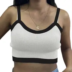 GENERICO - Top Mujer Hilo Nacional 359G-10 Color Blanco